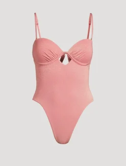 Mabel Underwire Bandeau One-Piece Swimsuit