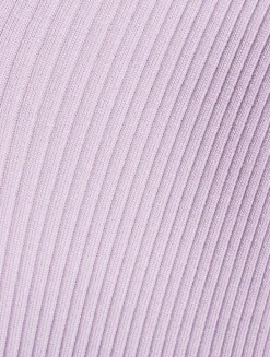 Madeline Belted Rib-Knit Dress