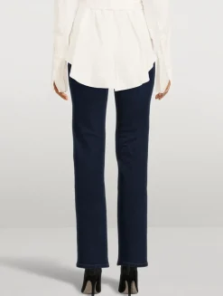 Mara Mid-Rise Straight Jeans