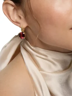 Marbella Drop Earrings In 18k Yellow Gold With Prasiolite, 11mm