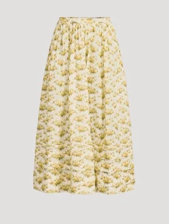 Marcie Maxi Skirt In Floral Print