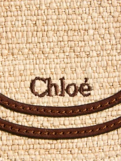 Marcie Raffia Saddle Bag