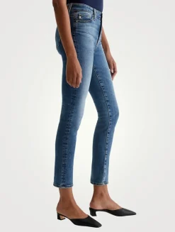 Mari High-Waisted Straight Jeans