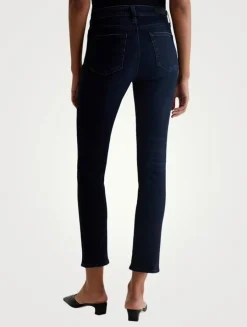Mari Slim Straight Jeans