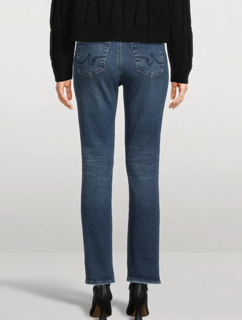 Mari Slim Straight Jeans