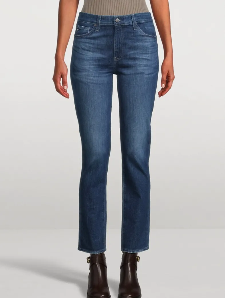 Mari Slim Straight Jeans