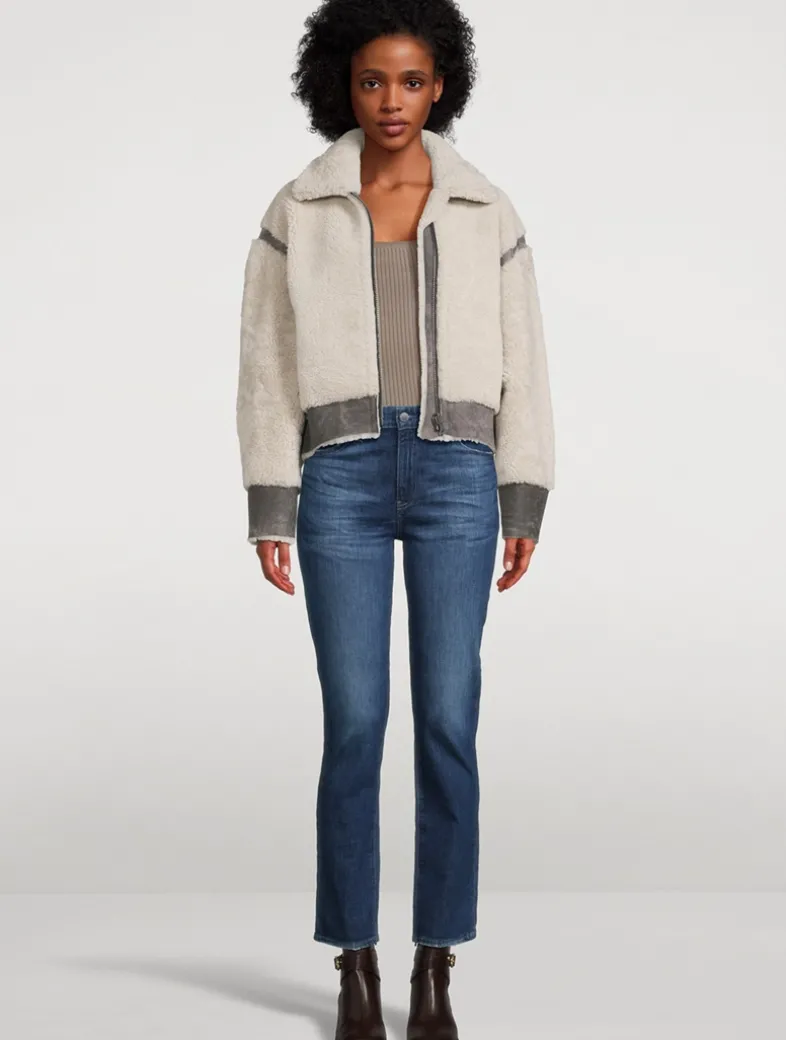 Mari Slim Straight Jeans