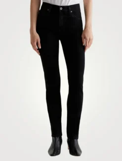 Mari Slim Straight Jeans
