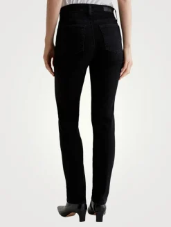 Mari Slim Straight Jeans