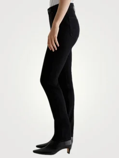 Mari Slim Straight Jeans