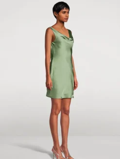 Maria Satin Mini Dress