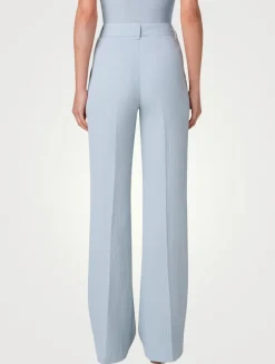 Marilyn Cotton Silk Stretch Bootcut Trousers