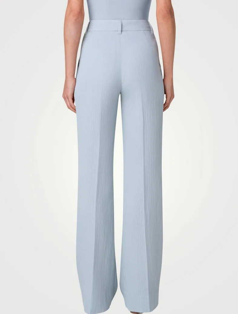 Marilyn Cotton Silk Stretch Bootcut Trousers