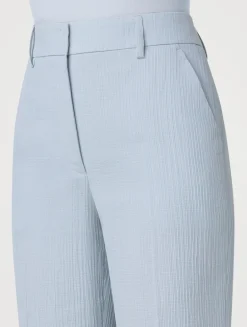 Marilyn Cotton Silk Stretch Bootcut Trousers