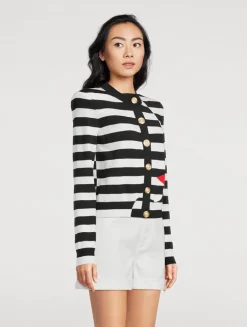 Marinière Jacquard Cardigan