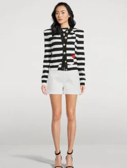 Marinière Jacquard Cardigan