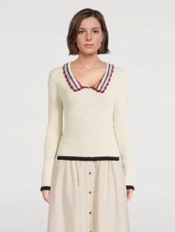 Mashua Alpaca Collared Sweater