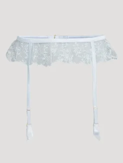 Mathilde Embroidered Garter Belt