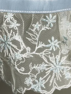 Mathilde Embroidered Garter Belt