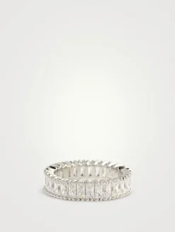 Matrix Baguette Crystal Ring