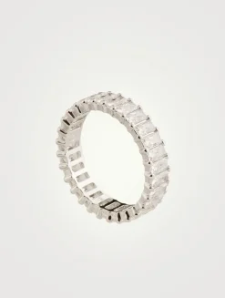 Matrix Baguette Cut Crystal Ring
