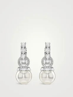 Matrix Crystal Drop Earrings