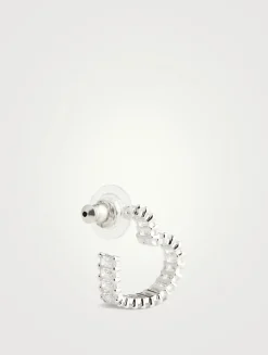 Matrix Crystal Hoop Earrings