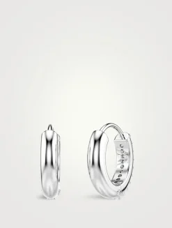 Matrix Crystal Hoop Earrings