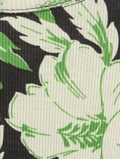 Maxi Dress In Hibiscus Print