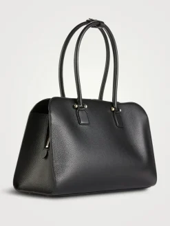 Maxi Georgia Leather Tote Bag
