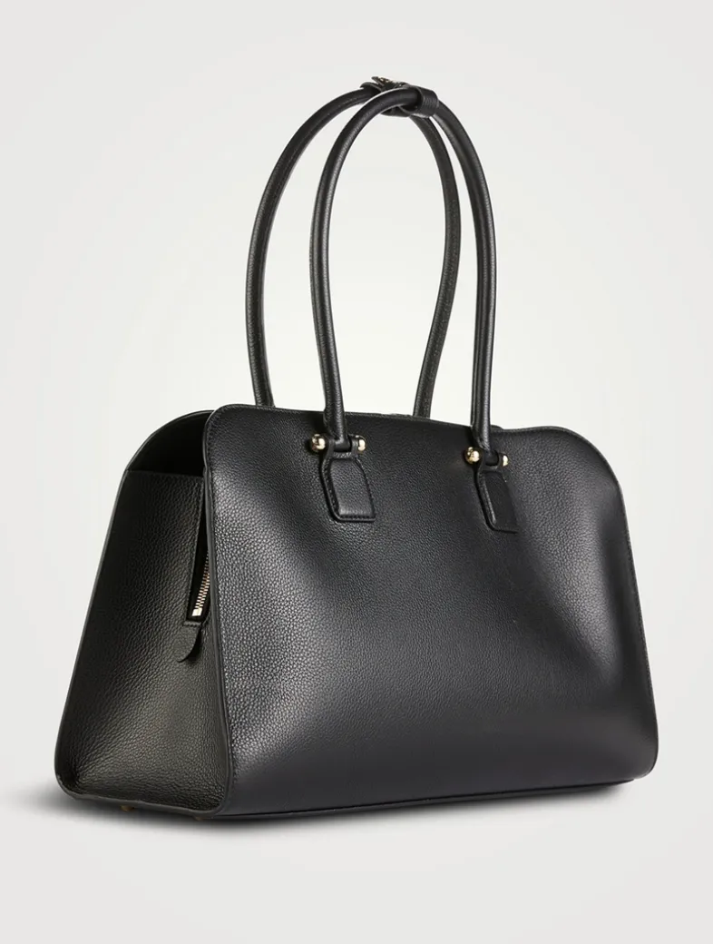 Maxi Georgia Leather Tote Bag