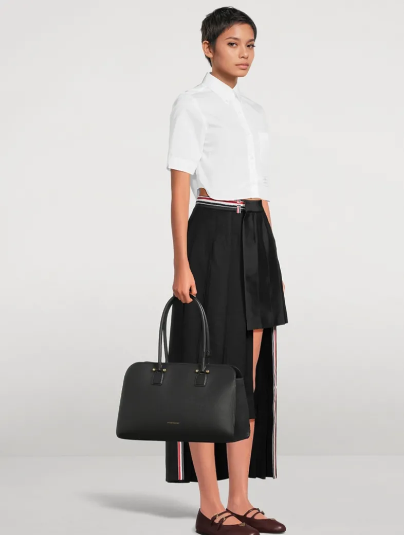 Maxi Georgia Leather Tote Bag