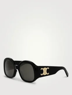 Maxi Triomphe Round Sunglasses