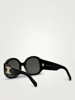 Maxi Triomphe Round Sunglasses