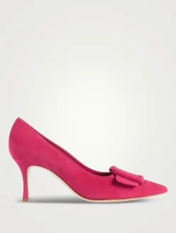 Maysale 70 Suede Pumps