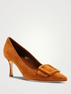Maysale 70 Suede Pumps