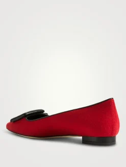 Maysale Wool Ballet Flats