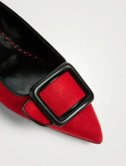 Maysale Wool Ballet Flats