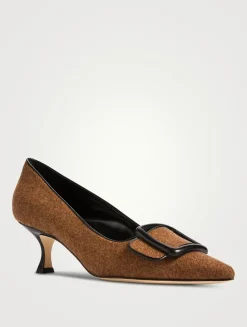 Maysale Wool Pumps