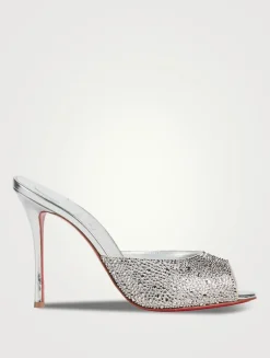 Me Dolly Strass Suede Mules