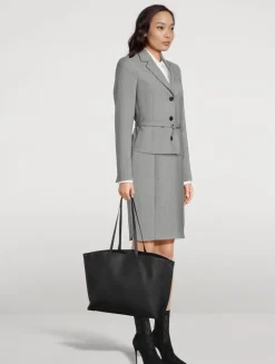 Medium Ai Leather Shoulder Bag