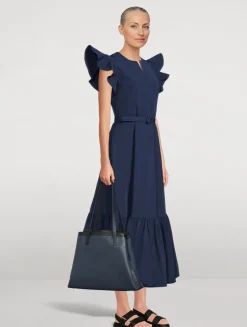 Medium Ai Leather Shoulder Bag