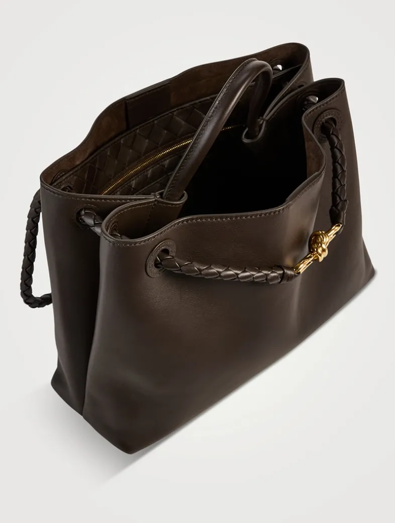 Medium Andiamo Leather Bag