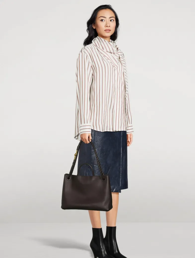 Medium Andiamo Leather Bag