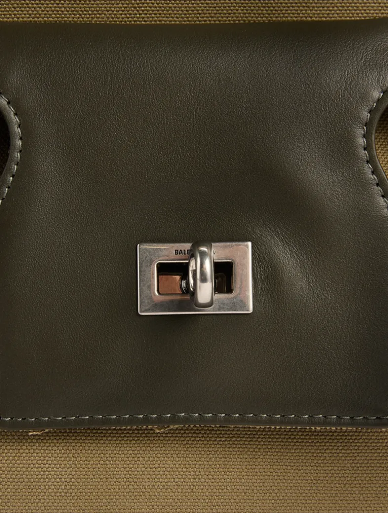 Medium Bel Air Canvas And Leather Tote Bag