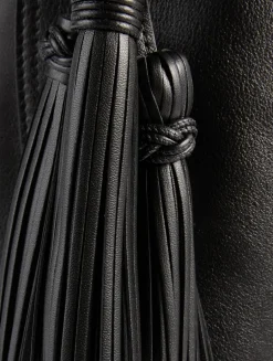 Medium Belted Leather Shoulder Bag