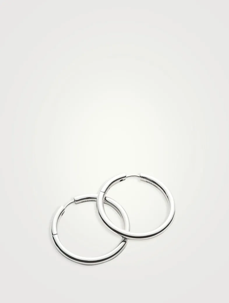 Medium Classic Tunnel Hoop Earrings