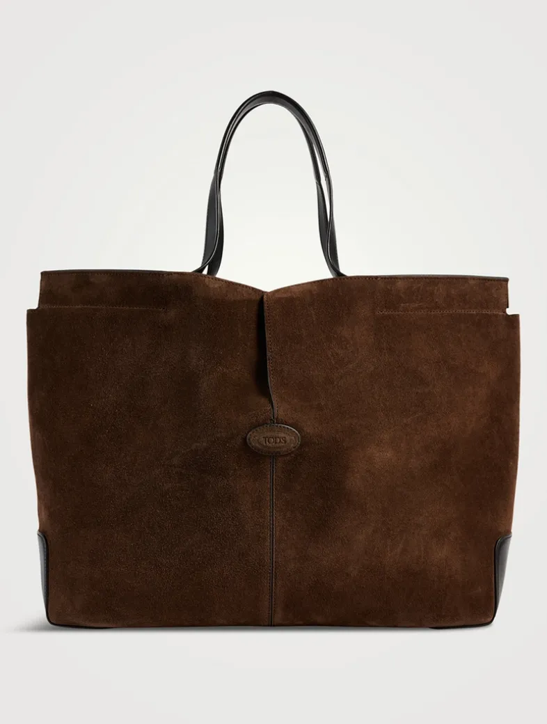 Medium Di Suede Tote Bag