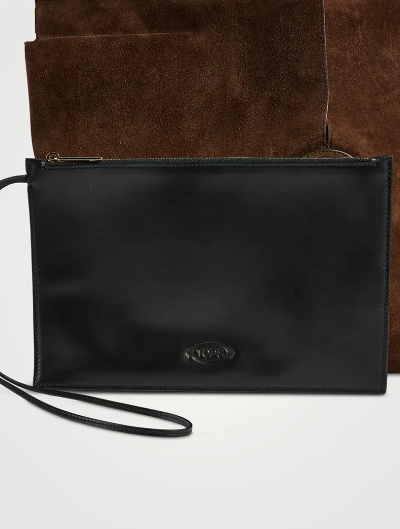 Medium Di Suede Tote Bag