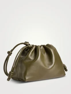 Medium Flamenco Leather Purse With Donut Chain